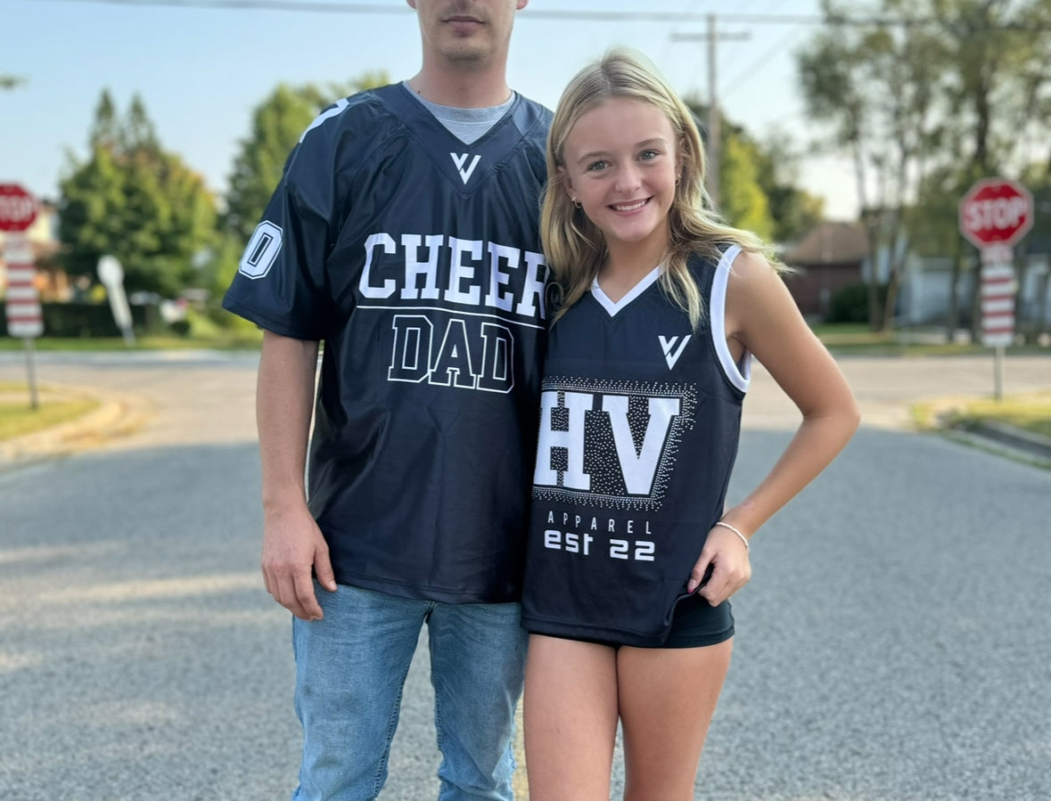 Cheer Dad Football Jersey Pre Order