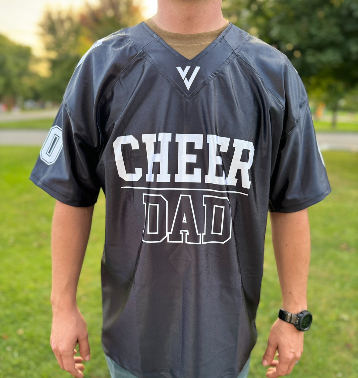 Cheer Dad Football Jersey Pre Order