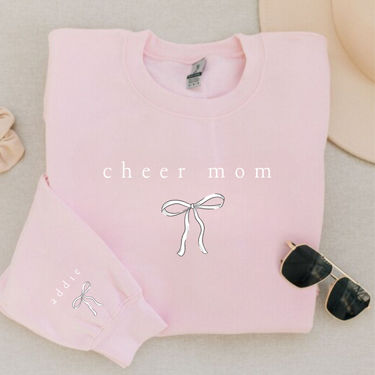 cheer mom bow crew